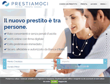 Tablet Screenshot of prestiamoci.it